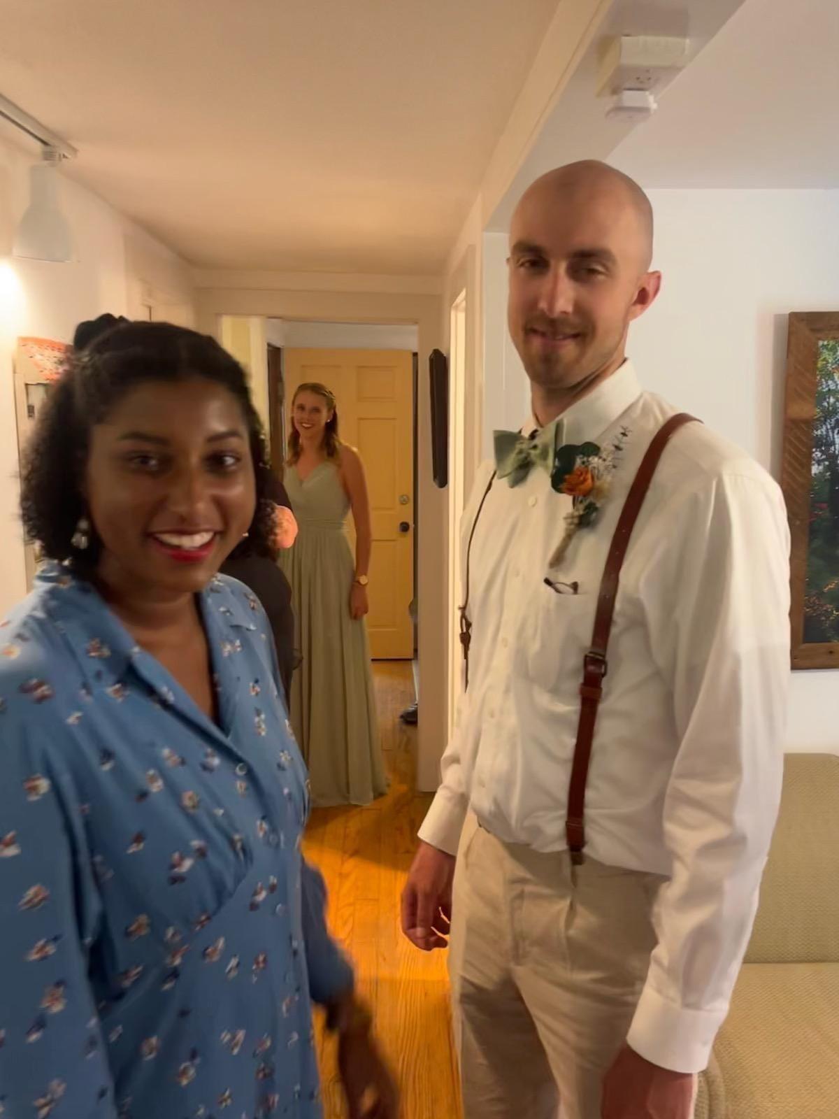 We are celebrating Kate and Logan's Wedding on our first road trip together.