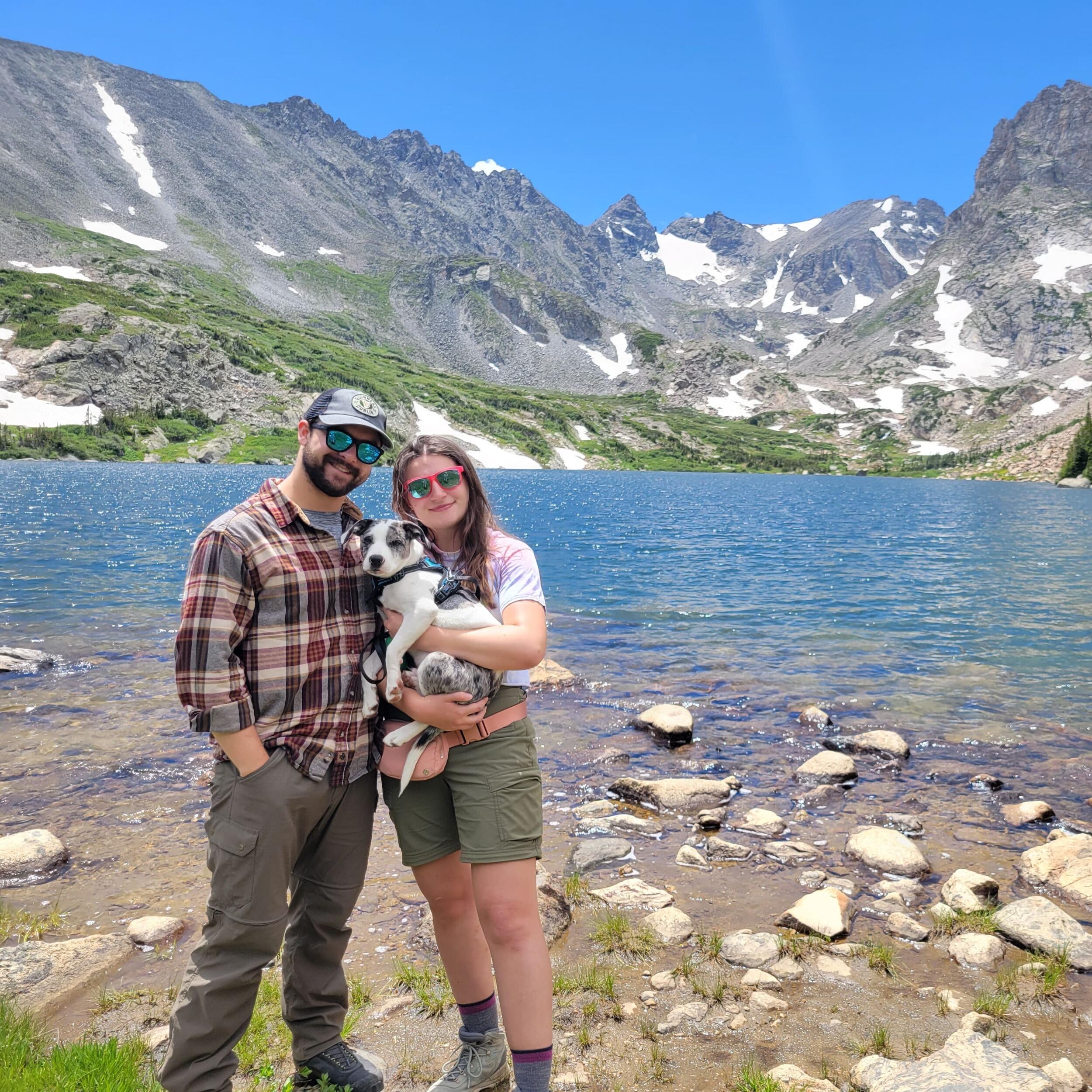 They decided to push their relationship even further in Chapter 5 by moving to Colorado. Caeley started at the University of Denver for their Graduate School of Social Work, and Jon started his first teaching job at Euclid Middle School. Slowly, they began to assimilate into the Colorado culture, visiting the Stanley Hotel, going on high-alpine hikes, and skiing or, in Caeley’s case, refusing to ski. But the most important aspect of being a Coloradoan was owning a dog, and Caeley and Jon decided to adopt Walter, a bundle of adventurous energy and a sweet, loving companion. Out of all their decisions together, getting Walter was the best (although this was only admitted after his puppy phase). 