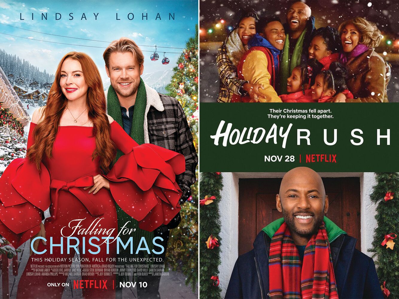 Falling for Christmas and Holiday Rush