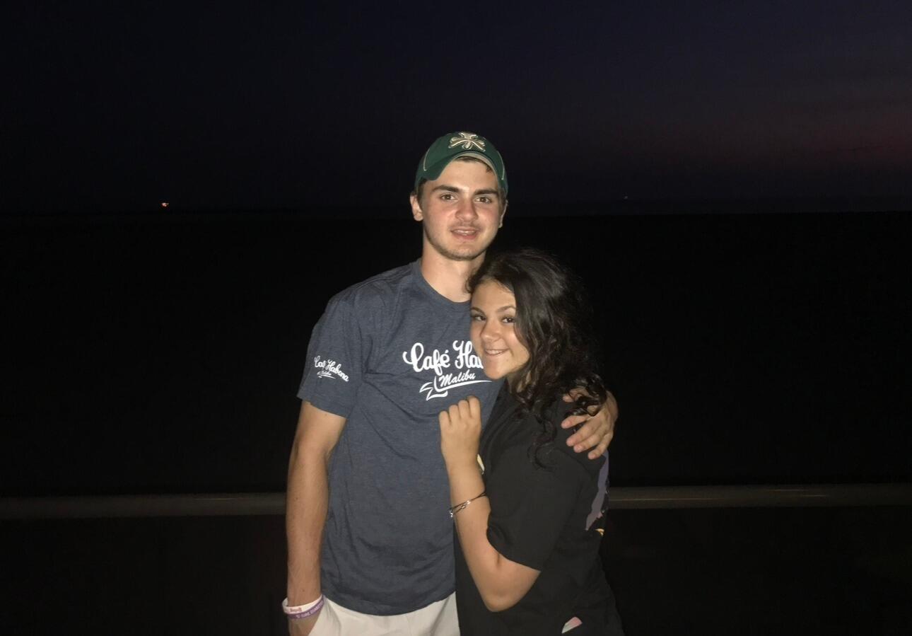 Our first trip to California, Tyler had a panic attack the full 6 hour flight there.. here we are years later and he still hates flying! 😂