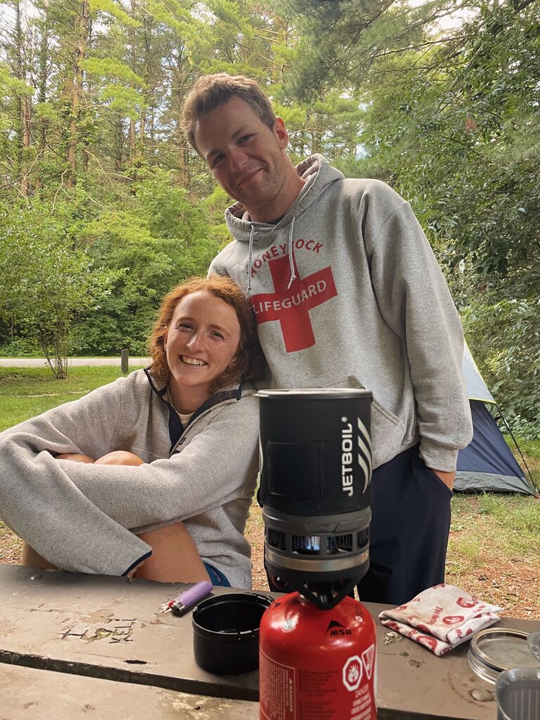 Quick camping trip with pals to end the summer. Walker learned how to make pour-over coffee for Sophie, a necessity in the wilderness (he doesn't like coffee...#redflag)