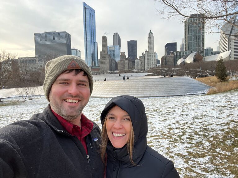 Chicago. A quick weekend to the windy city, and it snowed!