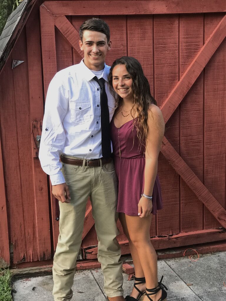 First Homecoming dance together 