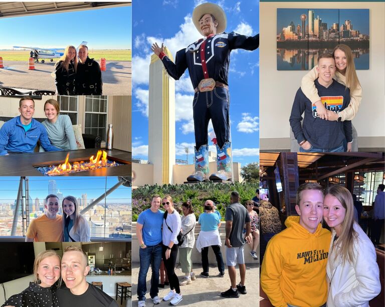 Life in Dallas, Texas - 
Jared accepted a job as an Investment Analyst for Prudential Private Capital in Downtown Dallas. Kate followed Jared to Texas (a year later) and taught Kindergarten at MST Magnet Elementary in Richardson, Texas. 