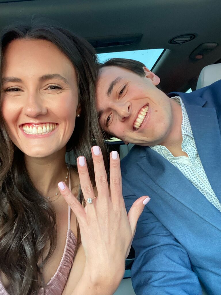 The two got engaged on March 9th on a grassy hill overlooking White Rock Lake where they had gone on an evening walk together nearly a year prior. Kelsey and Stephen are beyond excited for the rest of the story to unfold and can't wait to see what is next!
