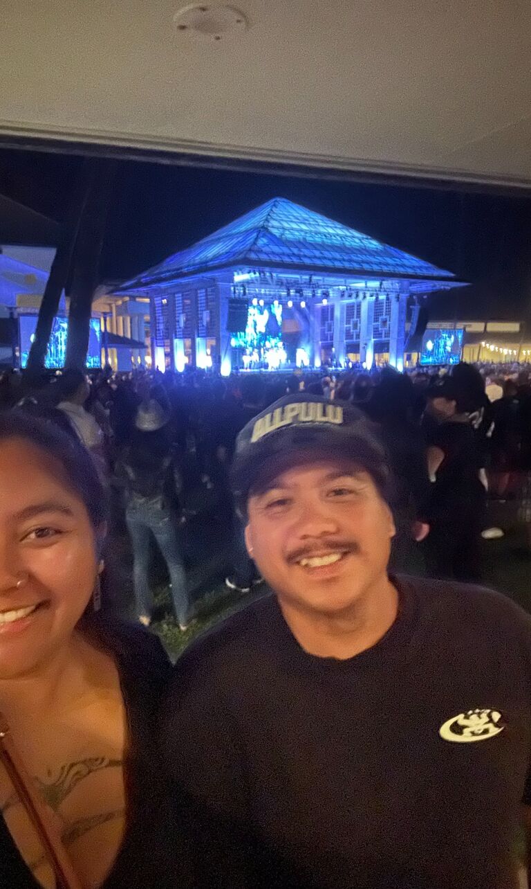 First concert together, UB40. 