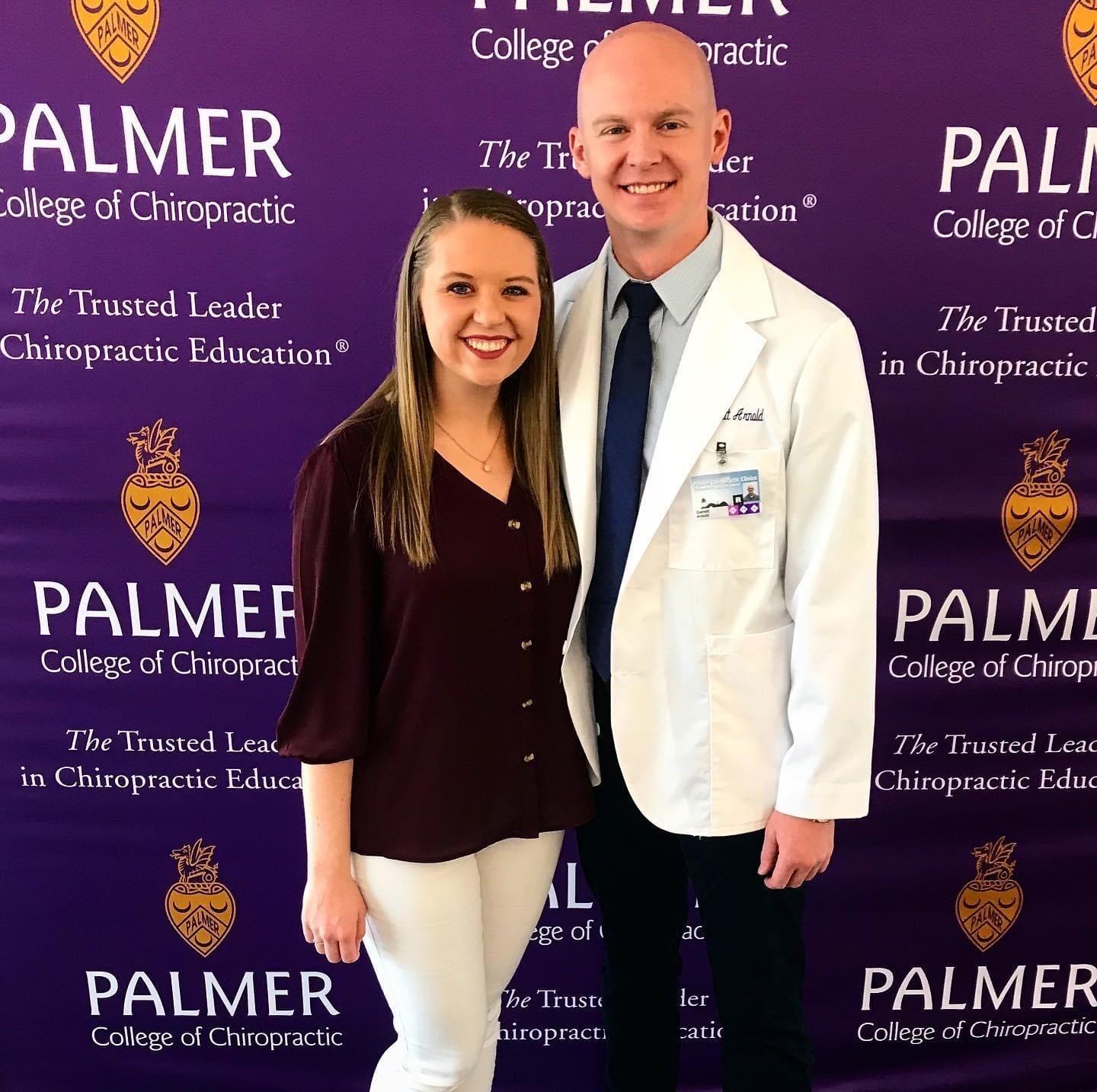 Garrett earned his white coat from Palmer.