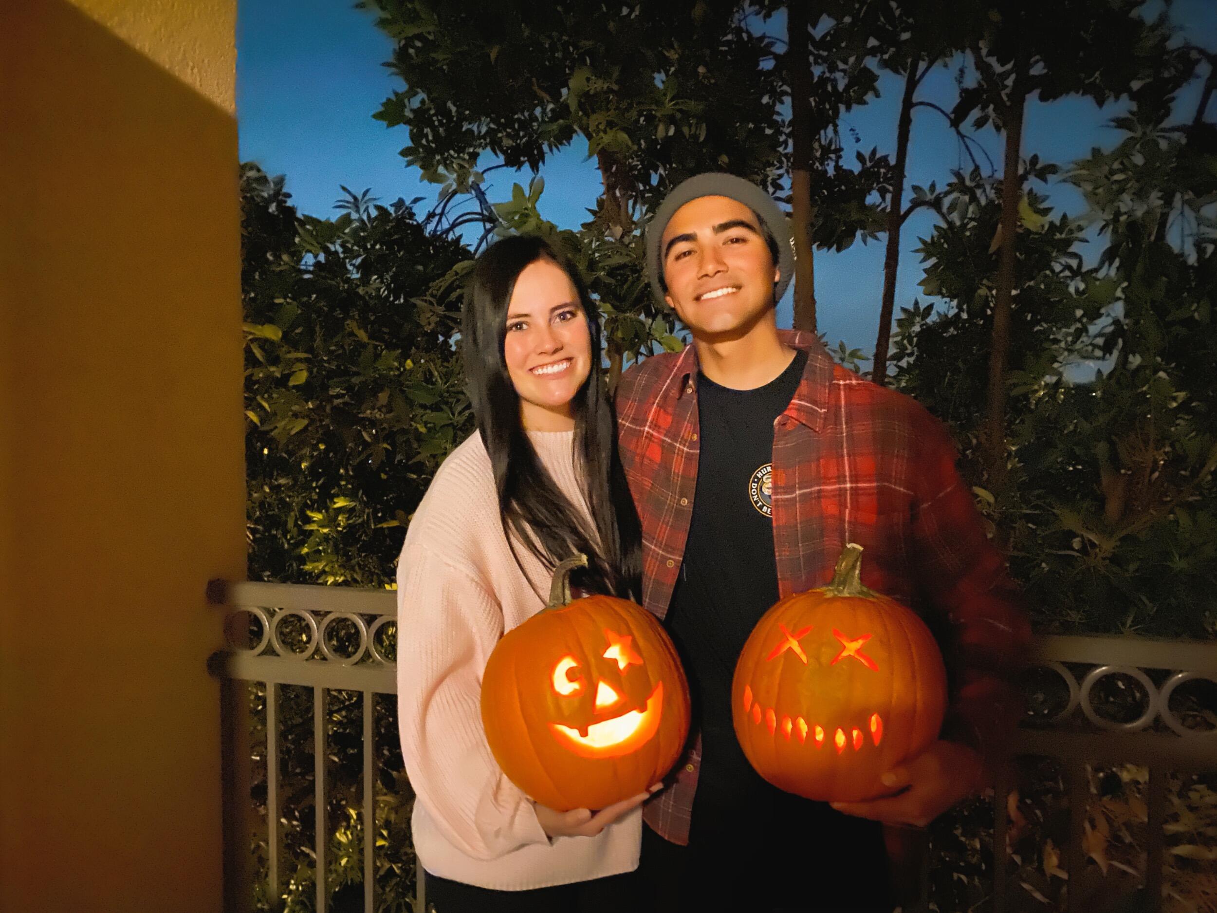 We celebrated holidays together! We threw pumpkin carving parties, friendsgivings and white elephants!