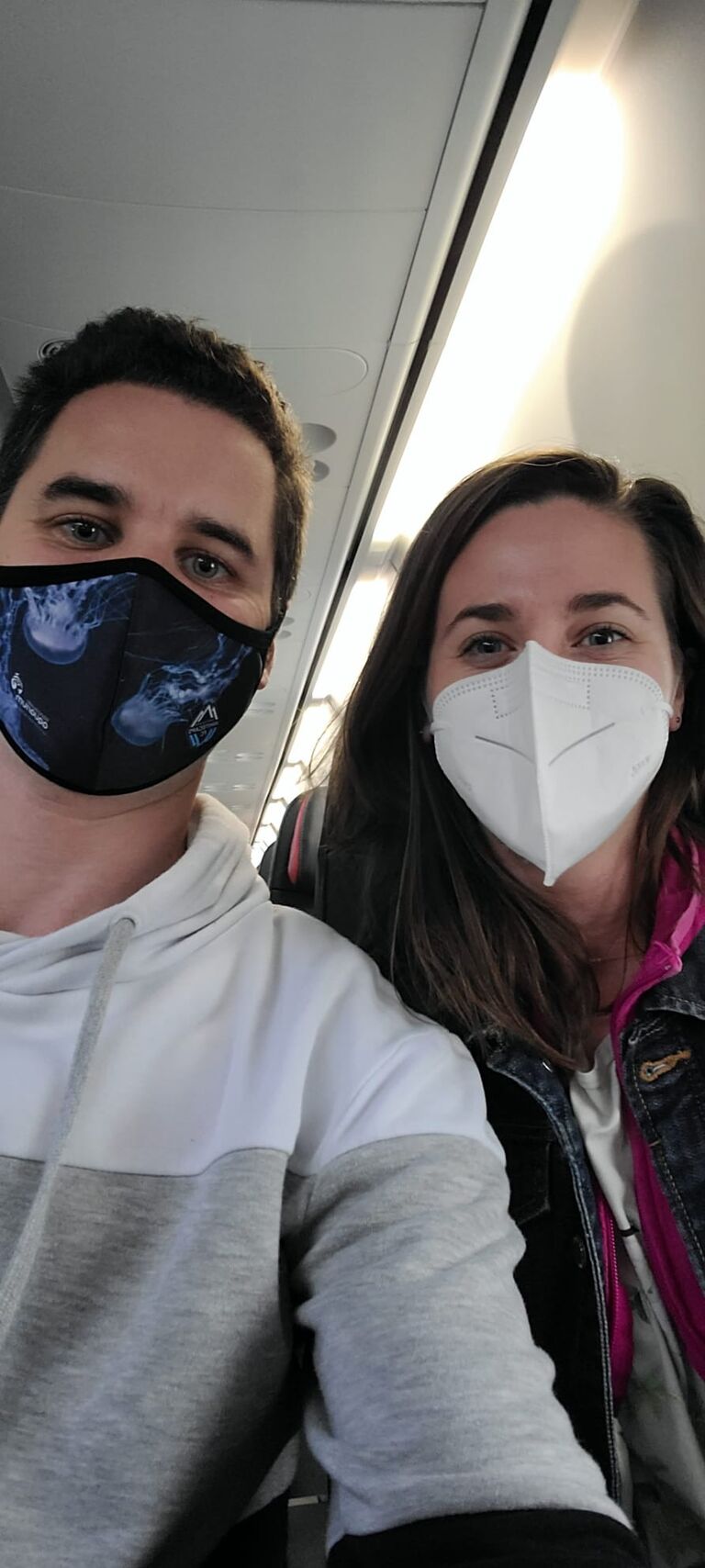 First trip! Here we are on our way to Mexico.