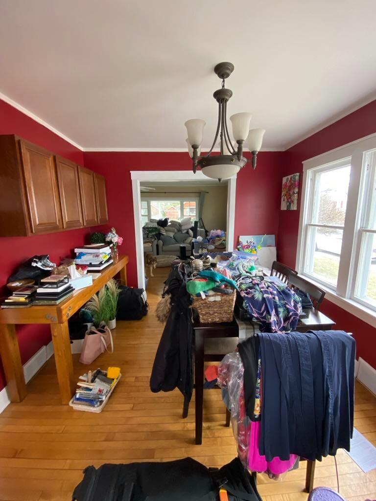 Packing Cat's house, 710 Pine.