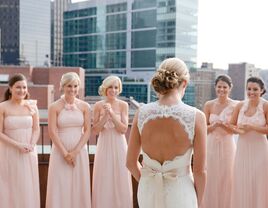 Bridal Party First Looks Guaranteed to Make You Smile