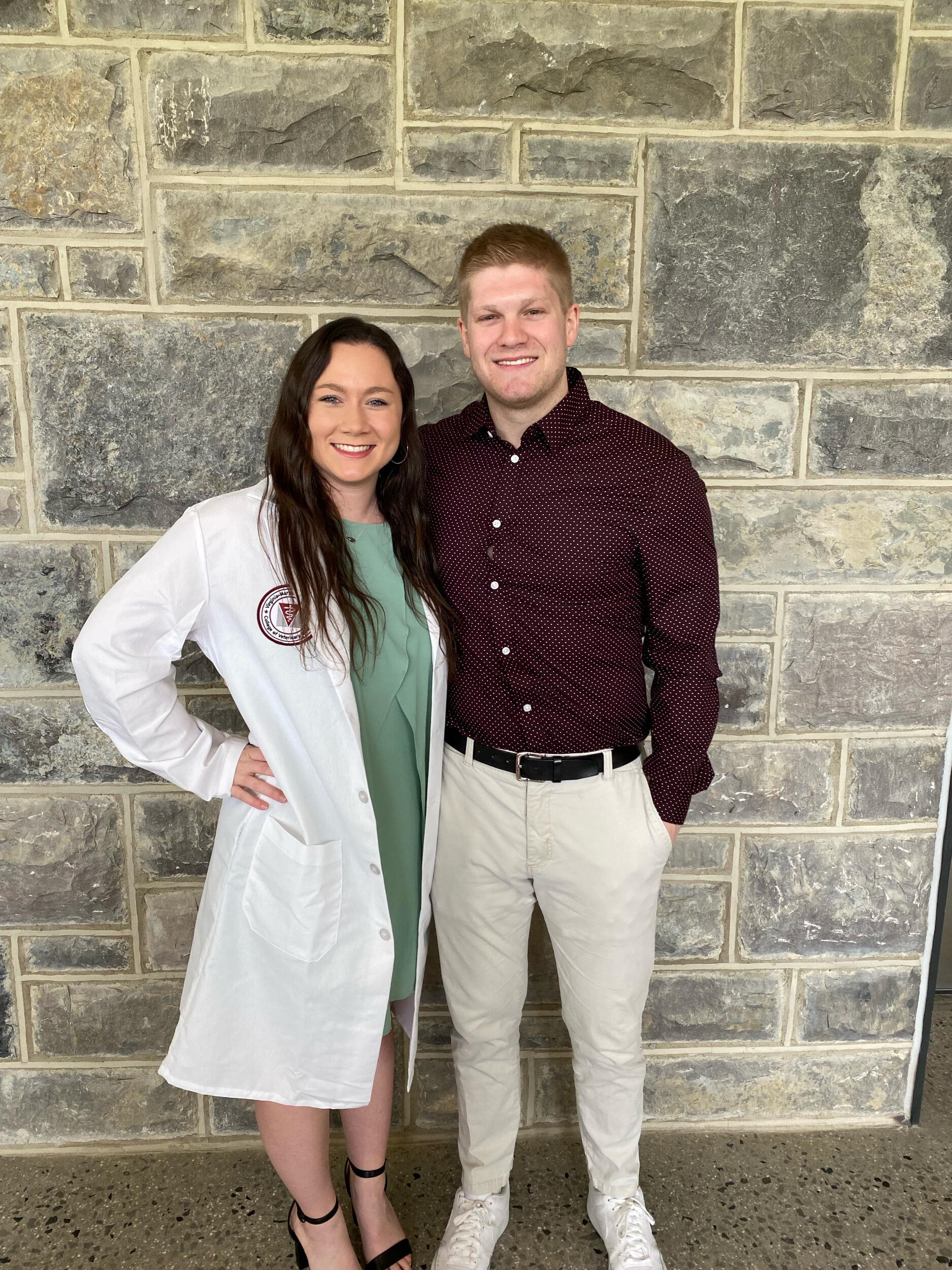 Amber's "White Coat" ceremony. 