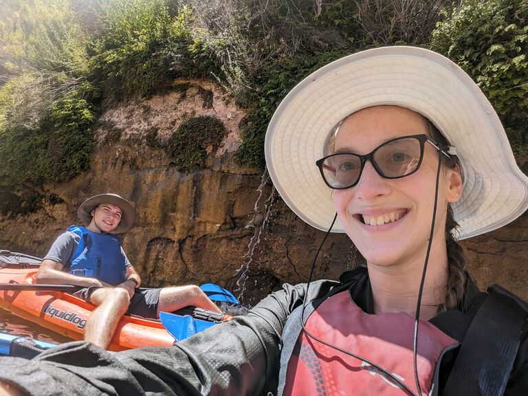 We had the most amazing experience kayak camping the Colorado River.