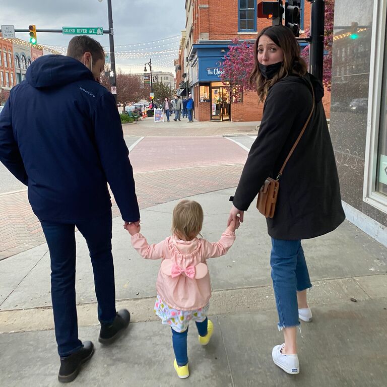 Milestones were hit when family was introduced! Emma certainly approved. :)