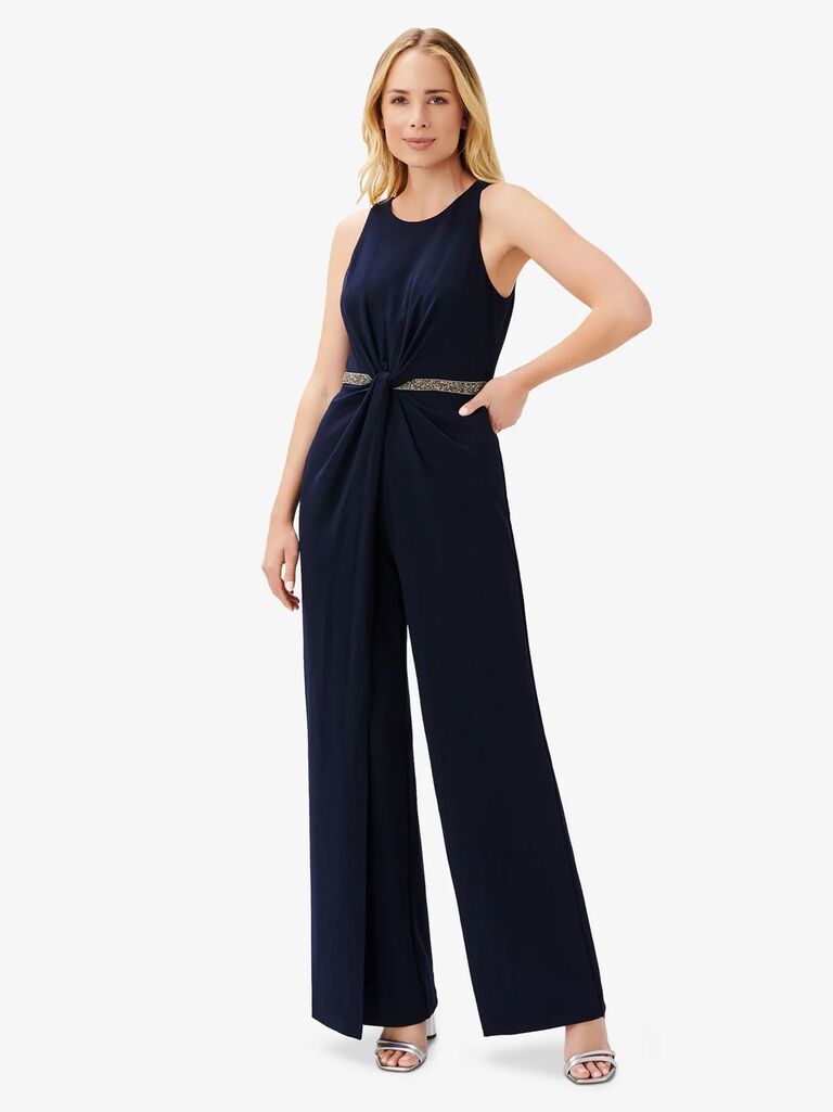 Elegant Women's Cape Sleeve V-neck Casual Slim Jumpsuit Party/ Travel/  Work-wear