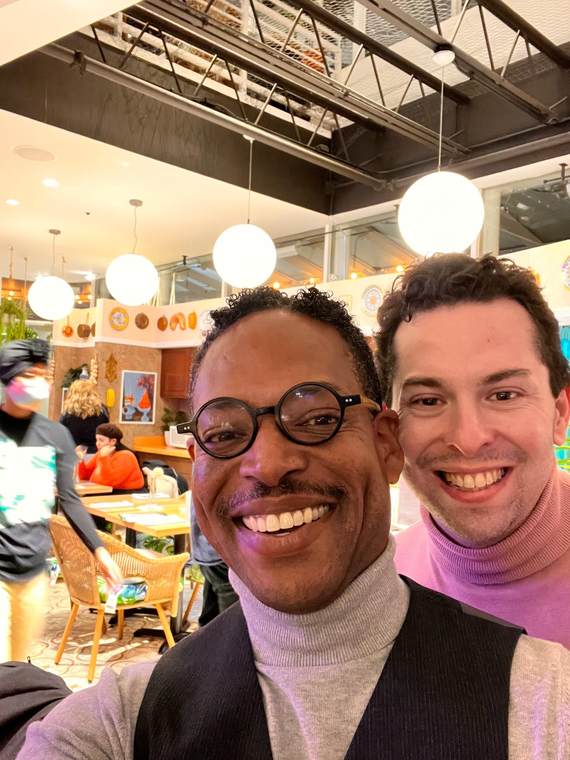 At the Golden Girls popup...