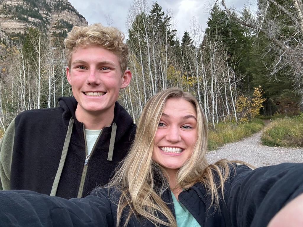 Mitchell officially asked Madi to be his girlfriend at the Stewart Falls trailhead up the Provo Canyon.