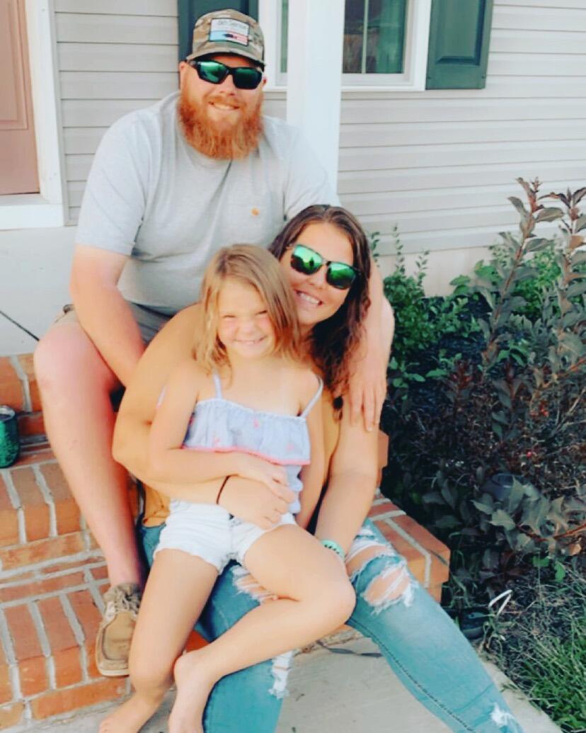 THEN THERE WERE THREE. The couple bought their first home, got busy with their careers tyler: Lineman Lisa LPN> Now RN