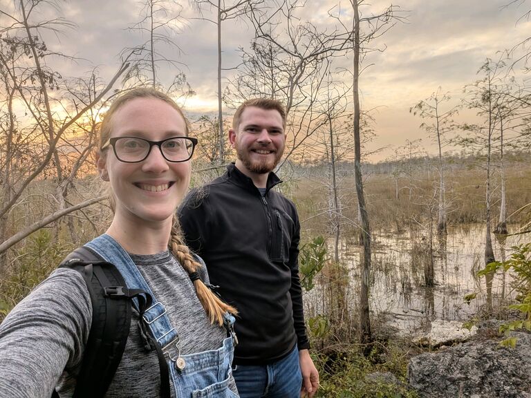 Taking a hike in the Everglades!