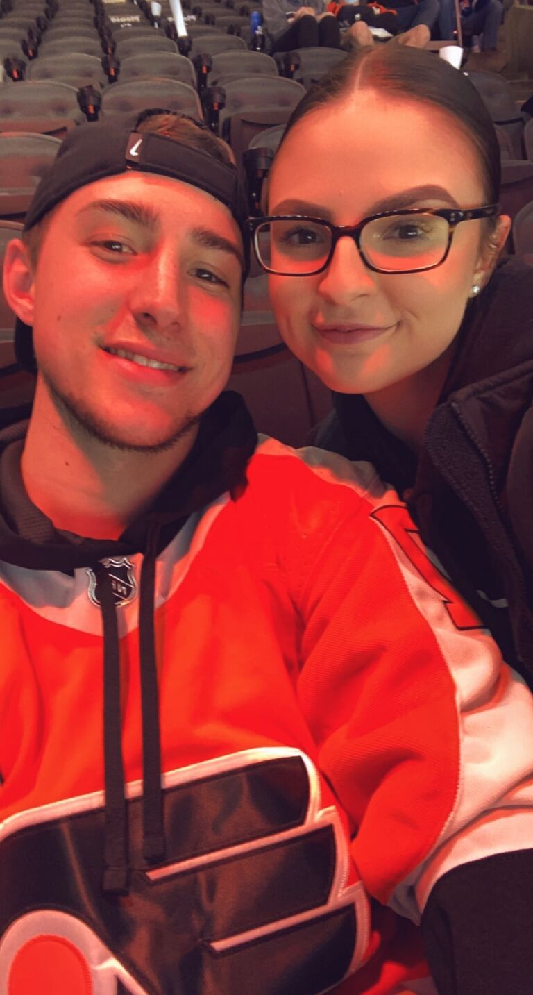 flyers game together for Davids birthday