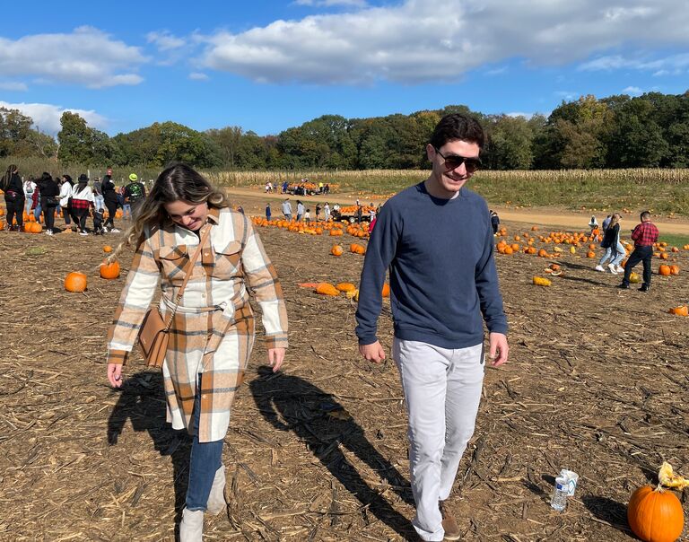 Our first trip to the pumpkin patch - an annual tradition that will never be forgotten.