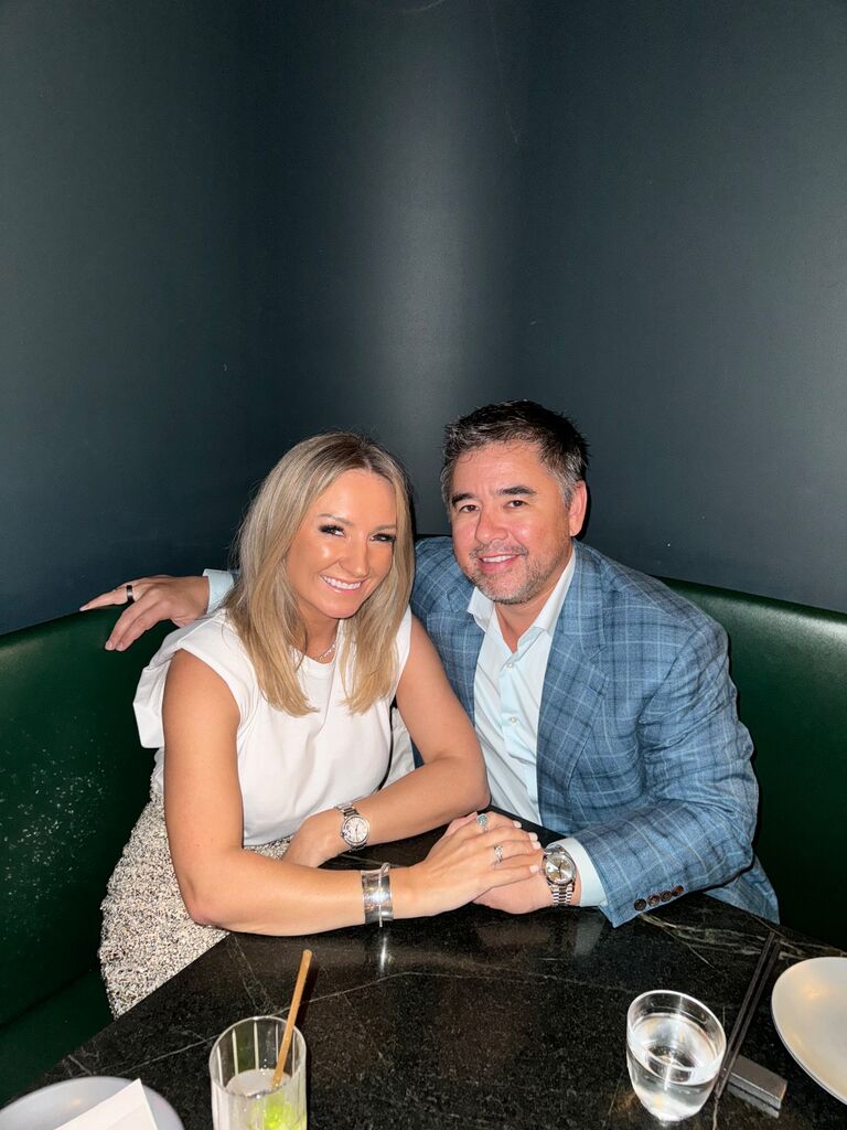 Celebrating (ring shopping) in Miami with a meal at Cote.