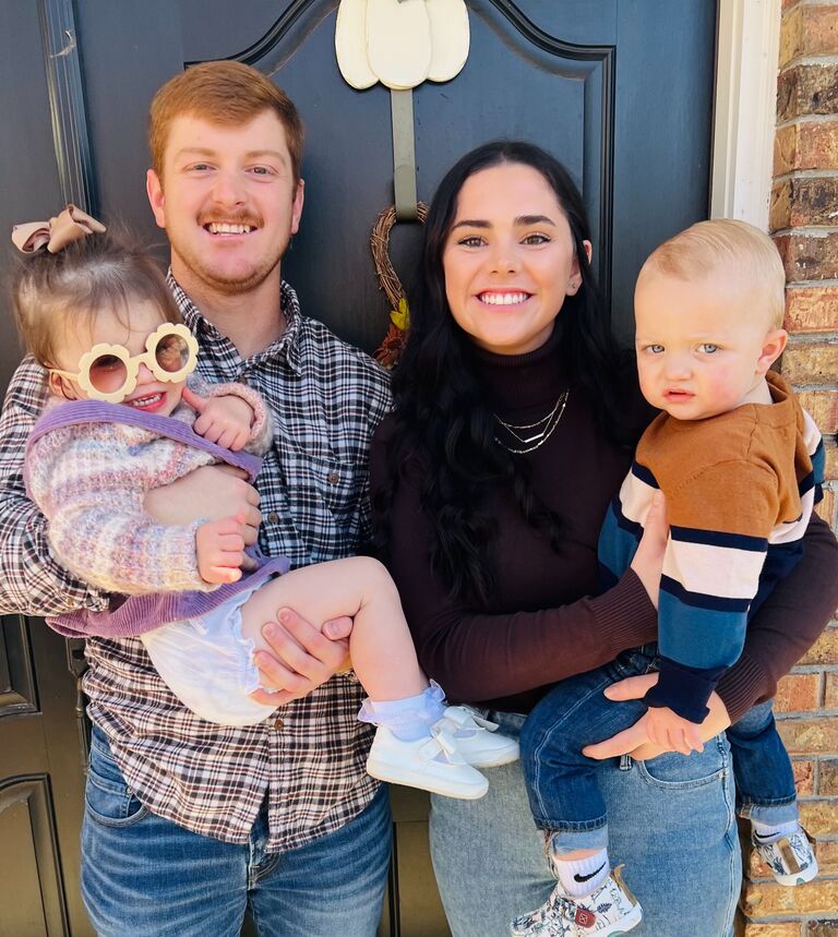 Thanksgiving with our little loves, Reggi and Hank!