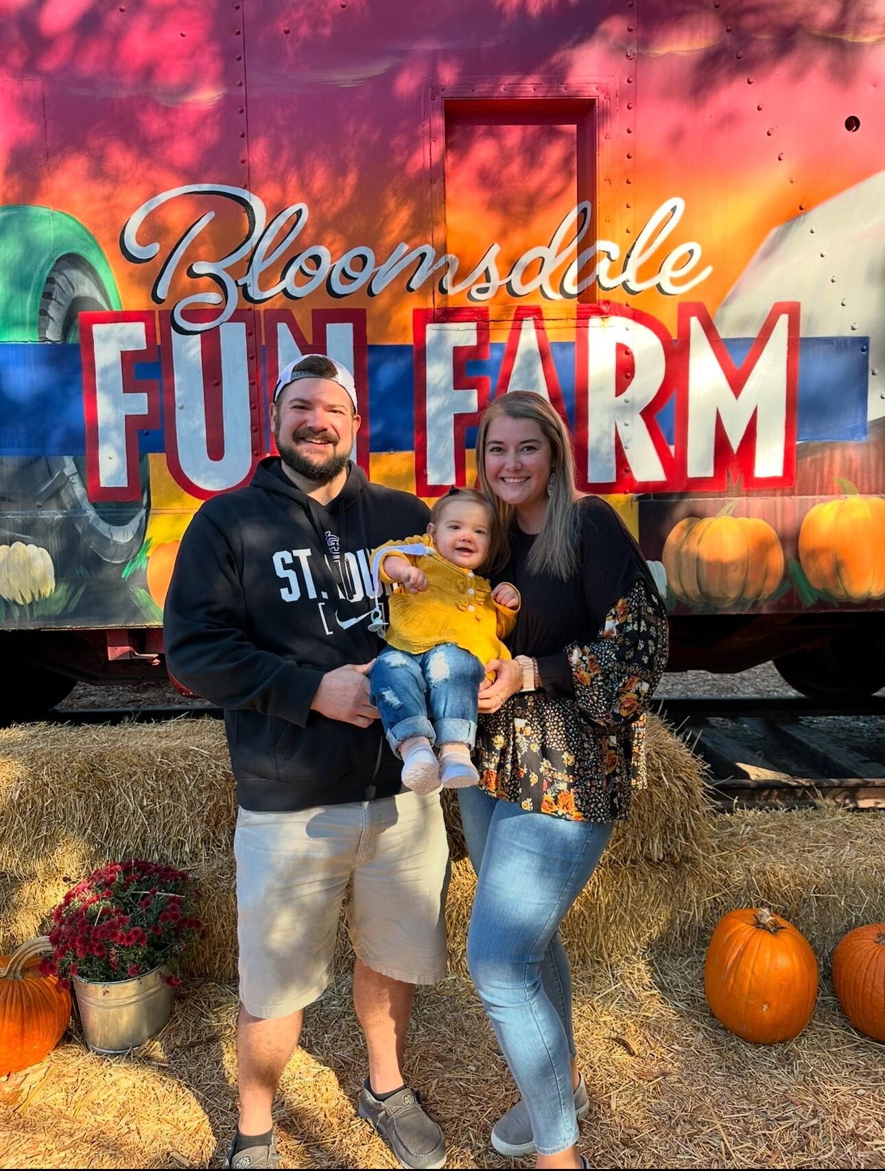 Fun day at the Bloomsdale Fun Farm!!