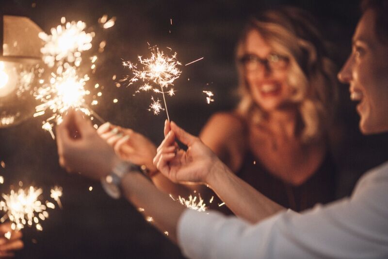 Taylor Swift themed party - sparklers