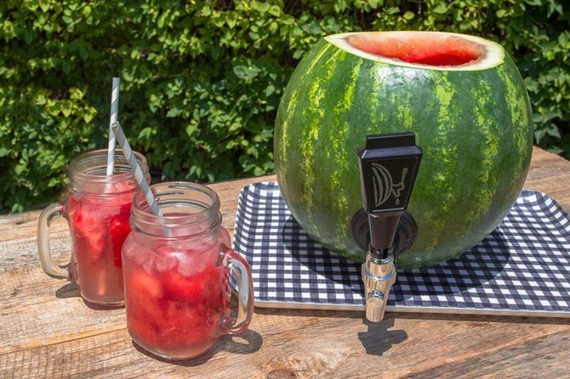 Watermelon keg - Jersey Shore theme party ideas