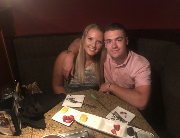 We went on lots of dates to our favorite place, the Melting Pot! 