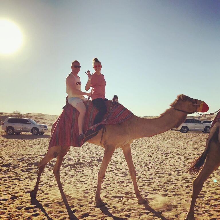 Allie visits Scott in Dubai for their first Valentines Day