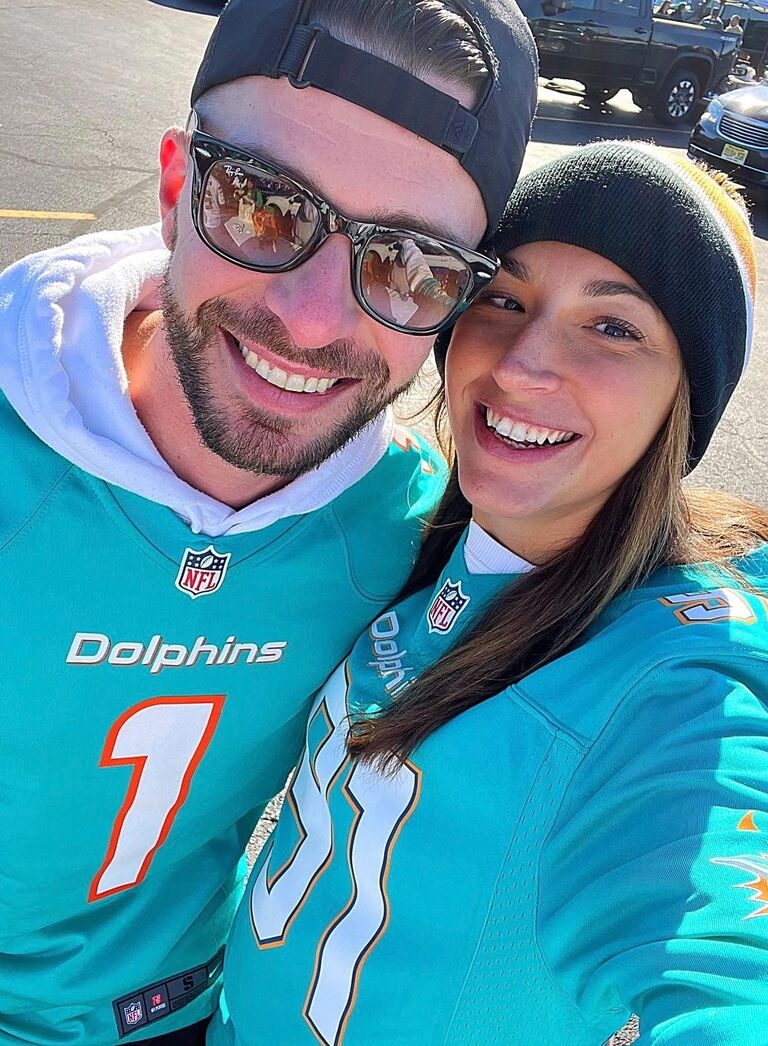 We met because our love for sports