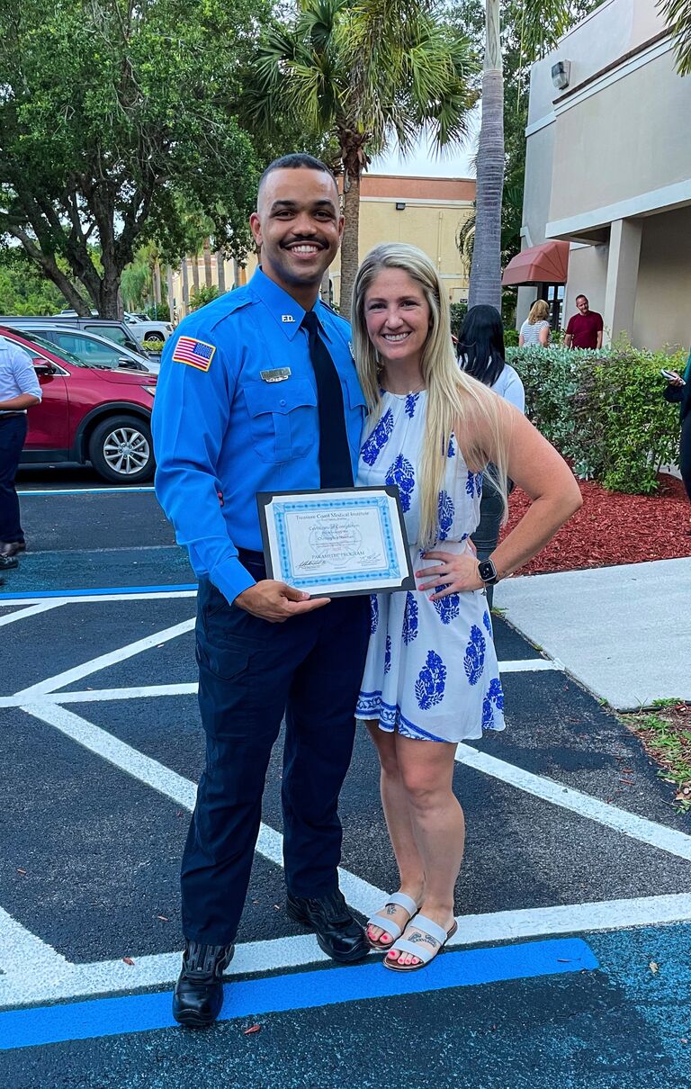 Chris became a Paramedic