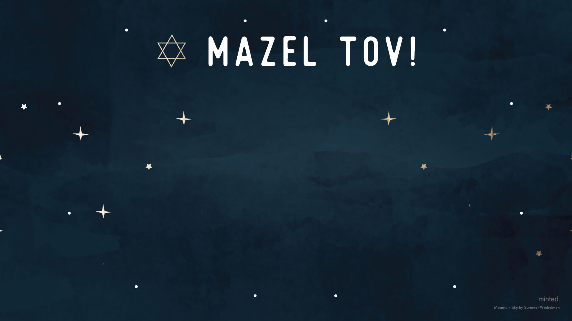 Mitzvah Celebration Zoom Background
