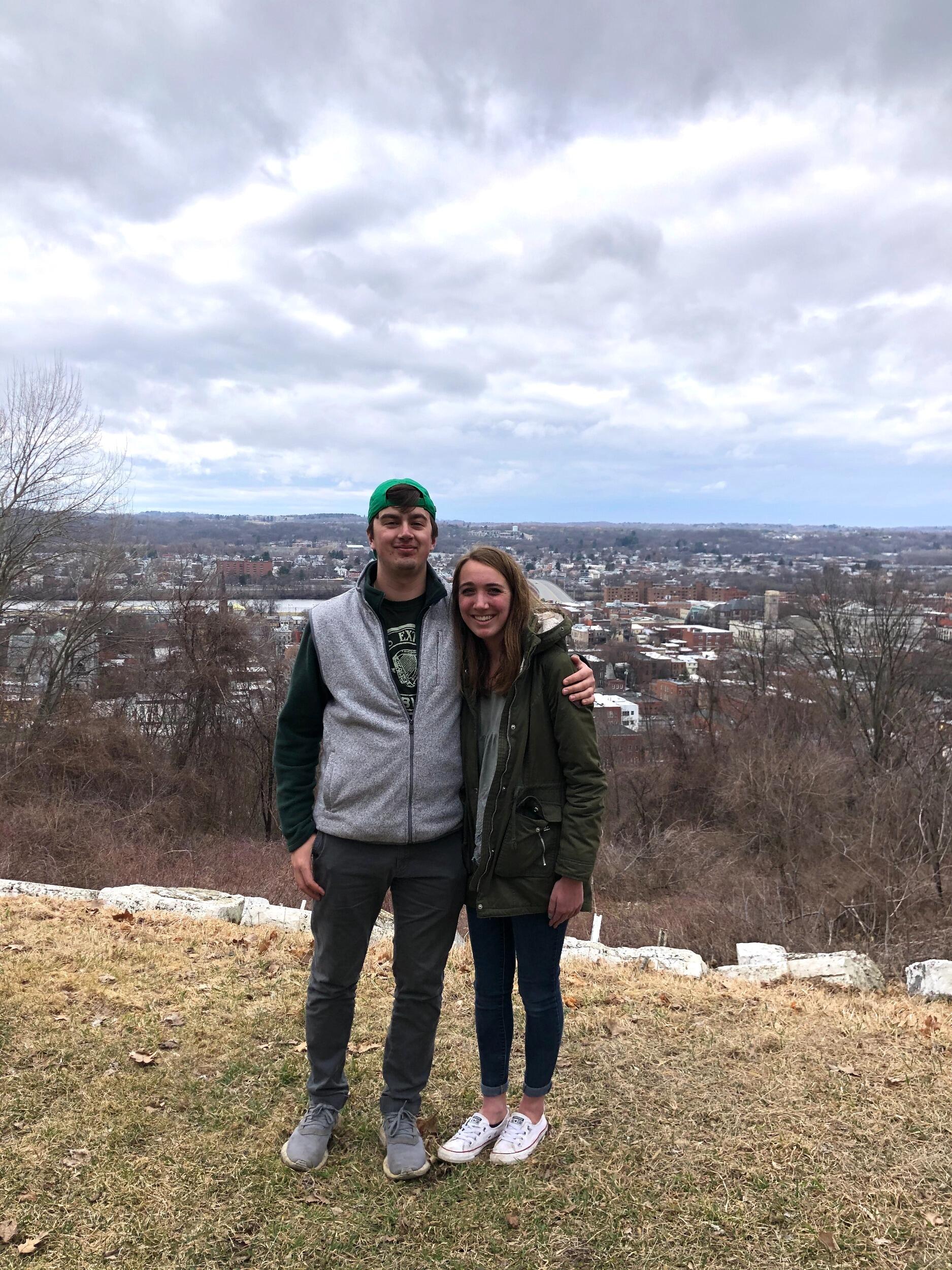 Emily and Nick start dating - our first picture together!