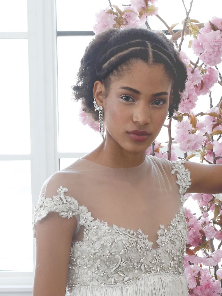The Prettiest Hairstyles From the Bridal Fashion Week Runways