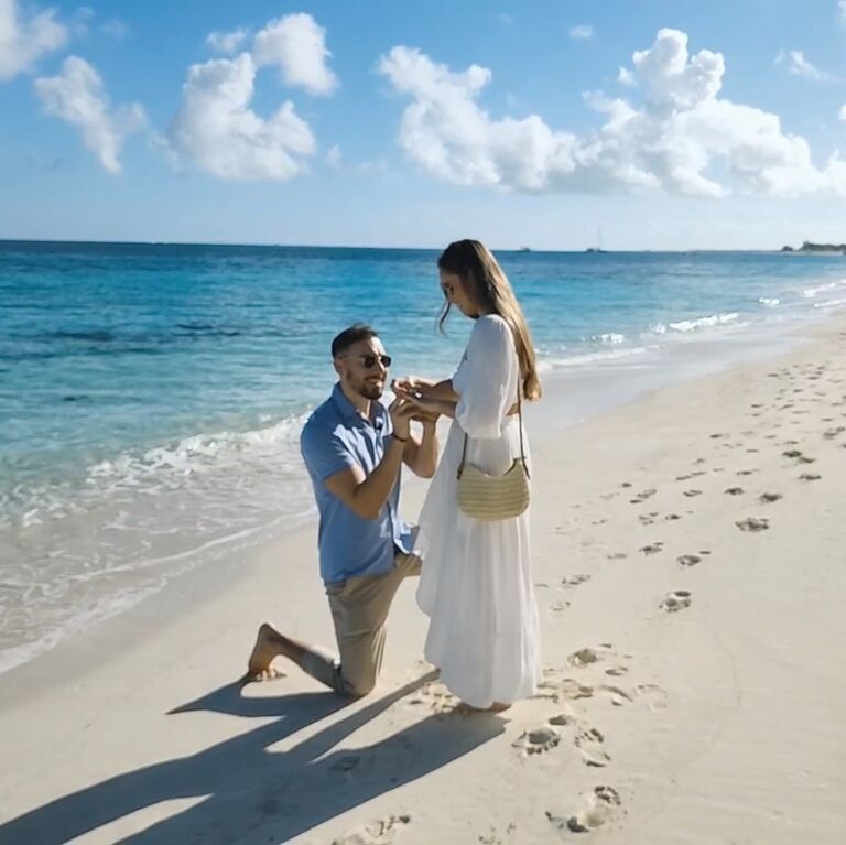 After visiting Turks and Caicos, the Bahamas and St. Lucia on our own, we wanted to bring our parents back to our favorite place. Daniel proposed as we walked on the beach our first morning in Turks, with our parents close behind. He said from the day he got out of his truck for our first date and saw Lily, he knew she was the one. 