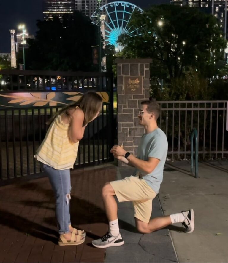 When Daniel proposed!
