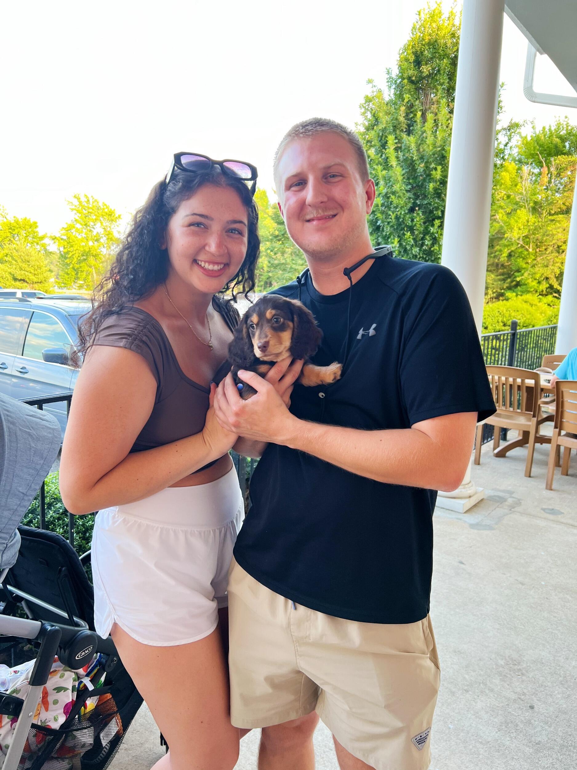 Moved into our first place together in Harrisonburg, VA - then got ourselves a Spud !!