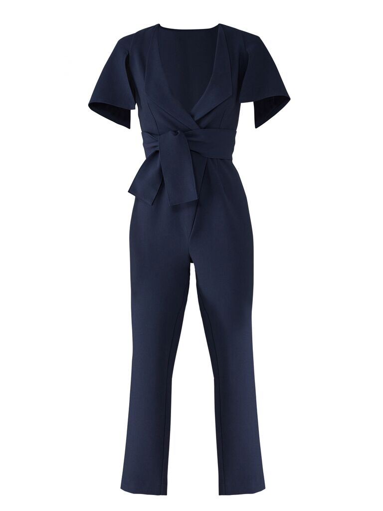 navy blue jumpsuit formal