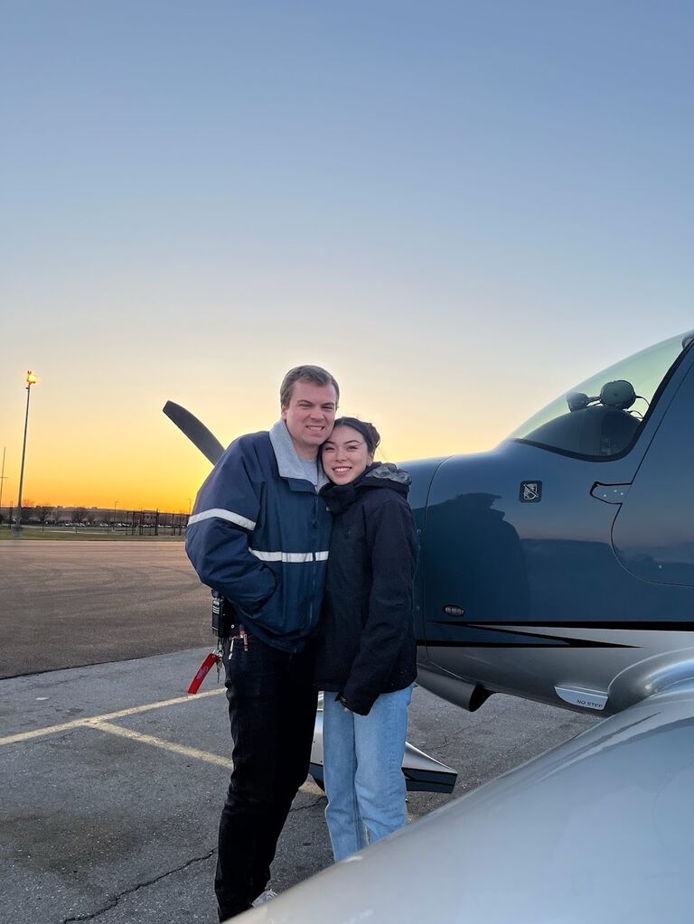 Life update from Jack -- Jack began flight school in 2022 and has been consistently flying in hopes of becoming a commercial airline pilot. He has been studying diligently and working part time to secure a good aviation career. Lily and Jack have been having fun flying together and learning about airplanes! 