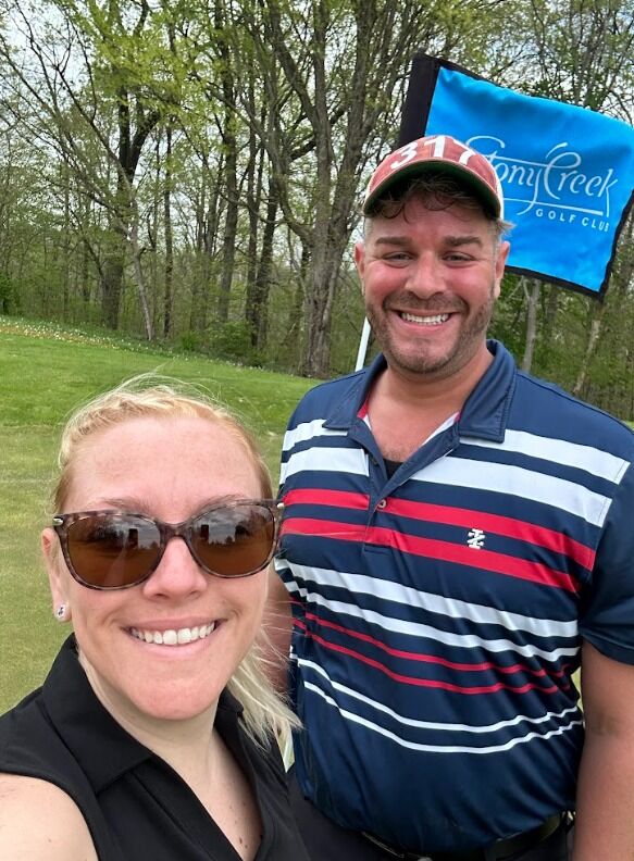 First time playing golf together