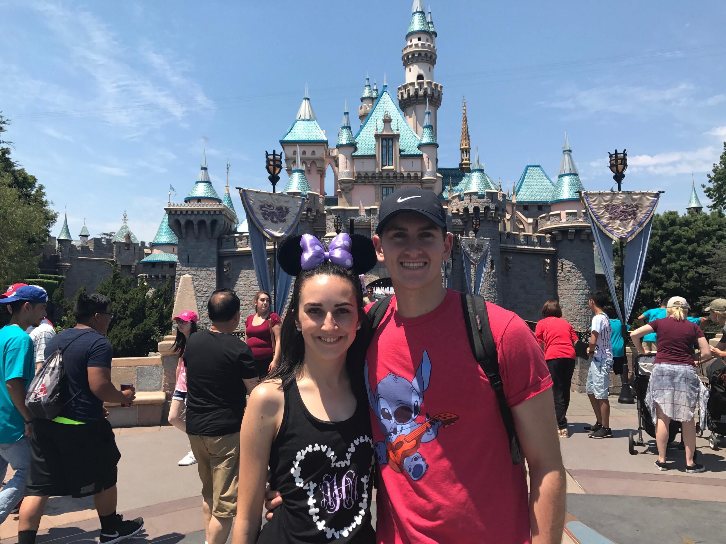 Alyssa's first trip to AZ. Drove to Disney (swear we aren't true Disney adults)
