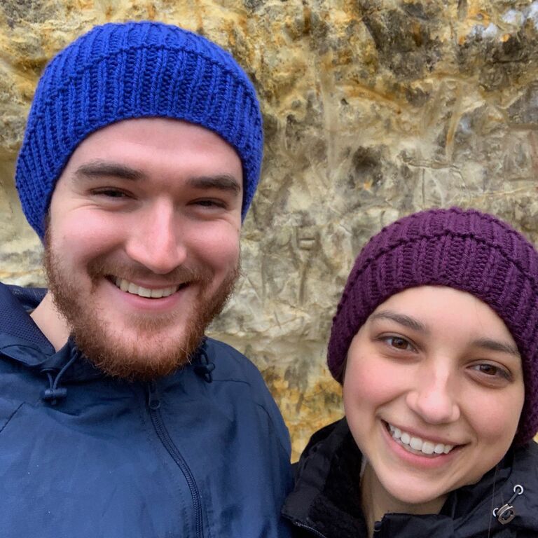 Matching hats!