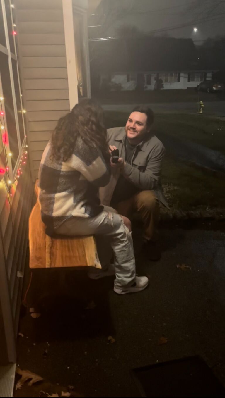 Dylan proposed to Mariana at midnight on New Year's ('22-23). 