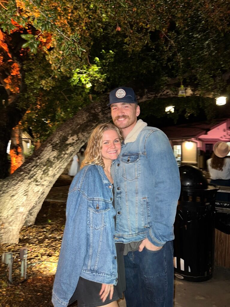 At TMU's Fall Fest together days before their first official date. Dylan asked Berkeley to go with him after spending a month becoming friends.