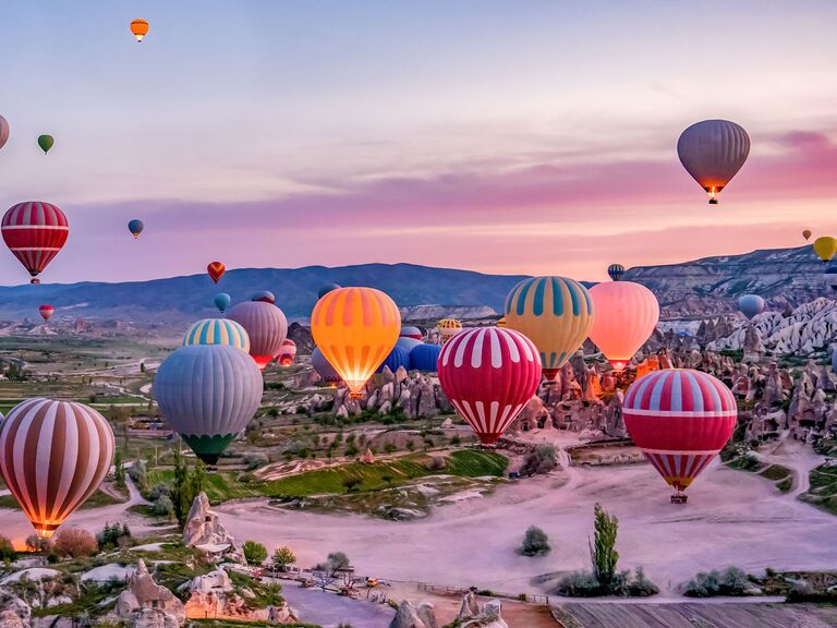 hot air balloons cappadocia turkey
