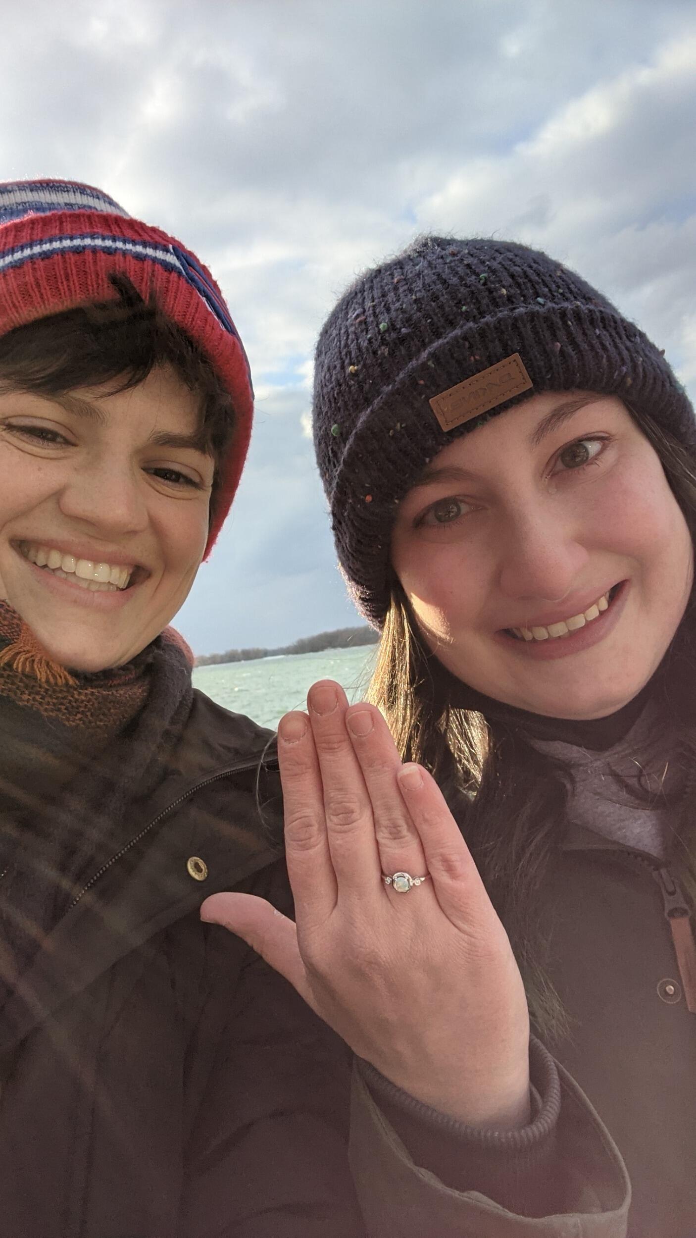 She said yes! And after a beaver tail!