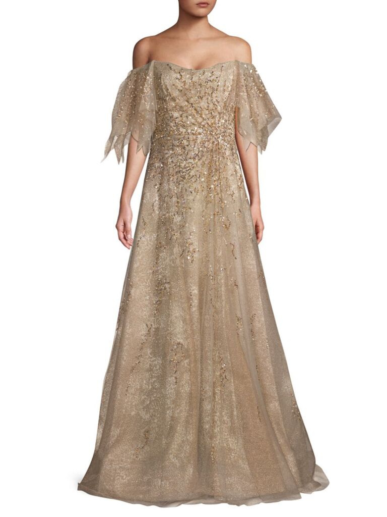 champagne-gold-wedding-dresses-that-will-dazzle-everyone